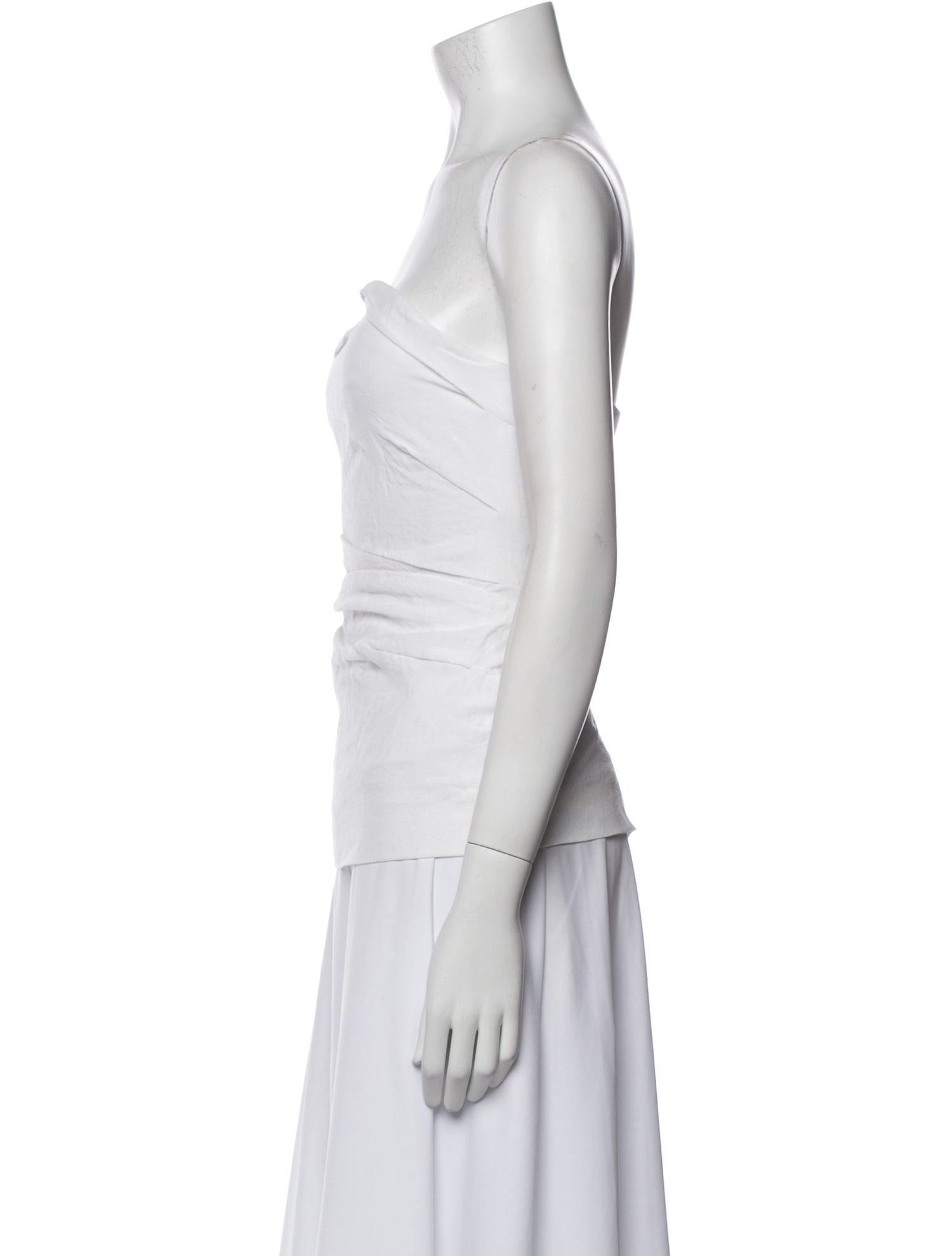 Tove Linen Strapless Top