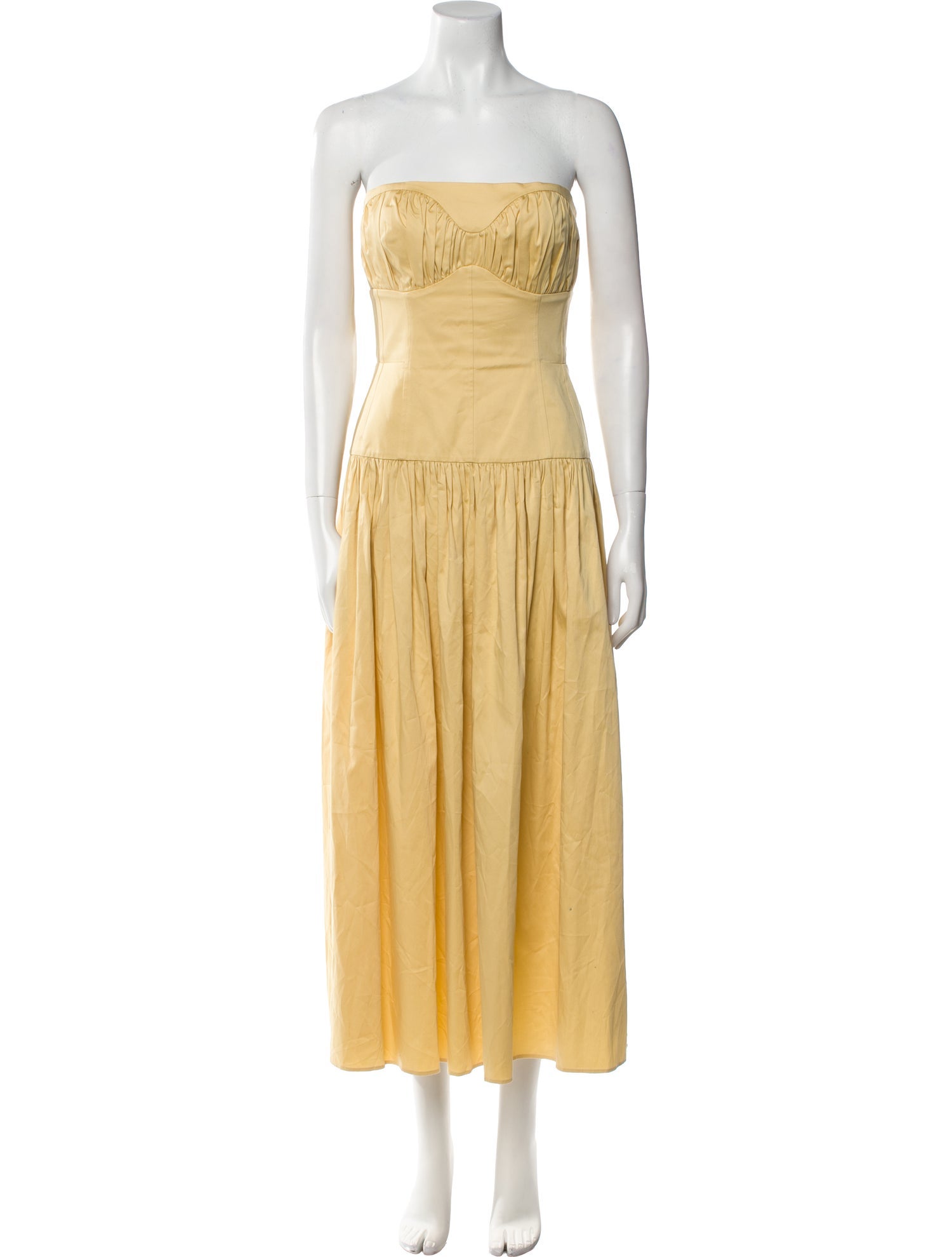 Tove Strapless Midi Length Dress