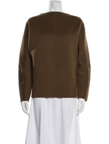 Pre-owned Tove Wool Bateau Neckline Sweater In Brown