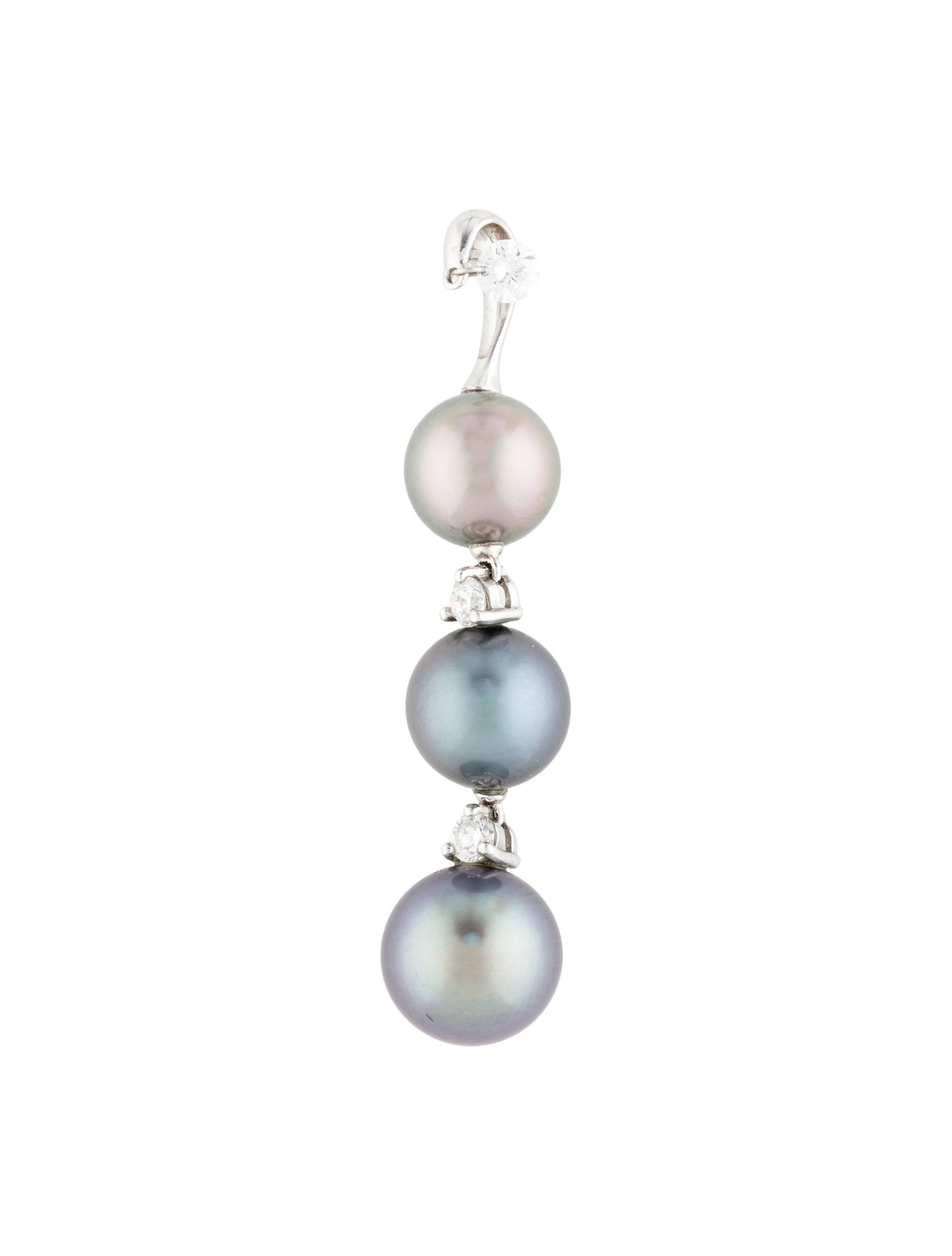 Tara Pearls 14K Pearl & Diamond Pendant