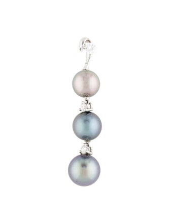 Tara Pearls 14K Pearl & Diamond Pendant