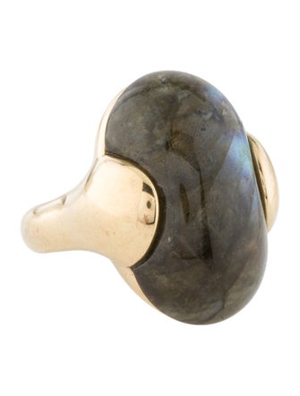 Tito Pedrini 14K Labradorite Cocktail Ring