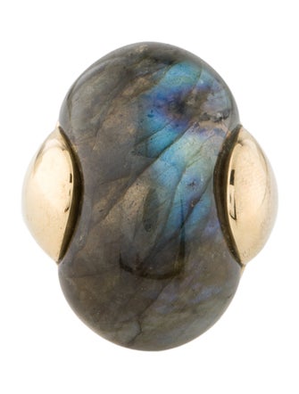 Tito Pedrini 14K Labradorite Cocktail Ring