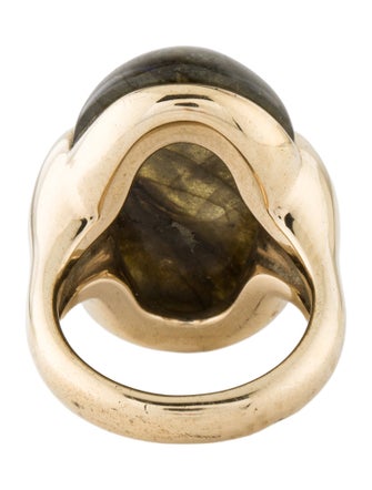 Tito Pedrini 14K Labradorite Cocktail Ring