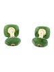 Trianon 18K Nephrite & Ruby Cufflinks