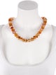 Trianon 18K Agate & Citrine Bead Strand Necklace