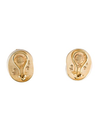 Trianon 18K Pearl & Umbonium Shell Clip-On Earrings