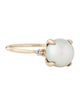 The RealReal x Catbird 14K Pearl & Diamond Odette the Swan Ring