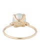 The RealReal x Catbird 14K Pearl & Diamond Odette the Swan Ring
