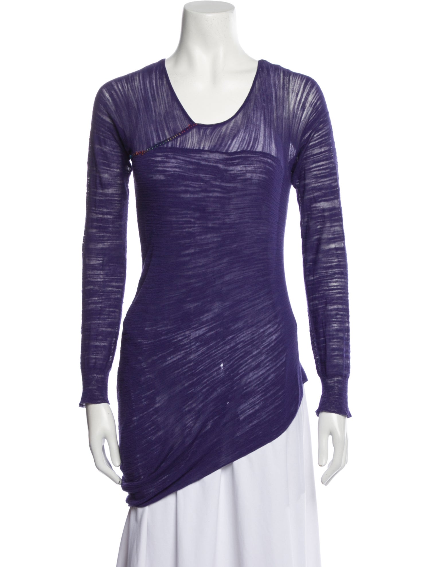 TRR ReCollection 01 Cowl Neck Long Sleeve Top