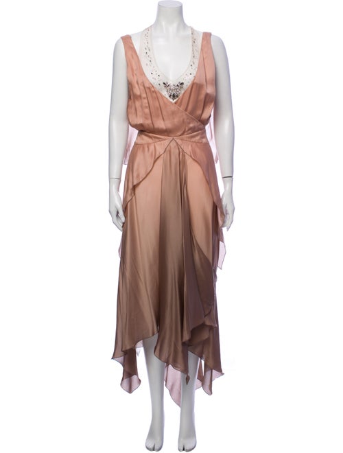 Dress Silk Long Dress