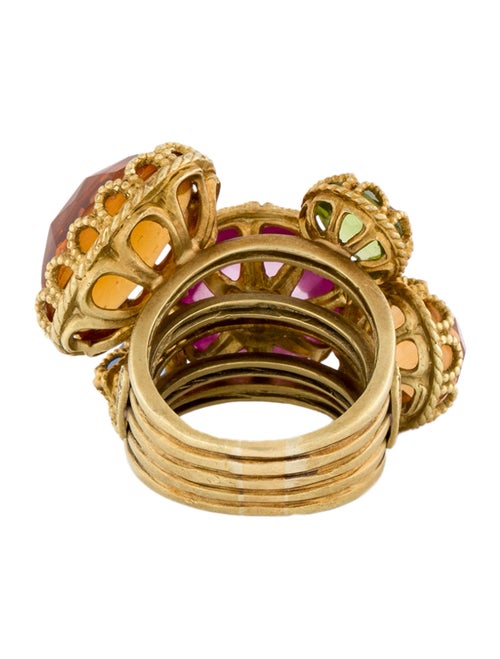 Stambolian 18K Multi-Color Cocktail Ring