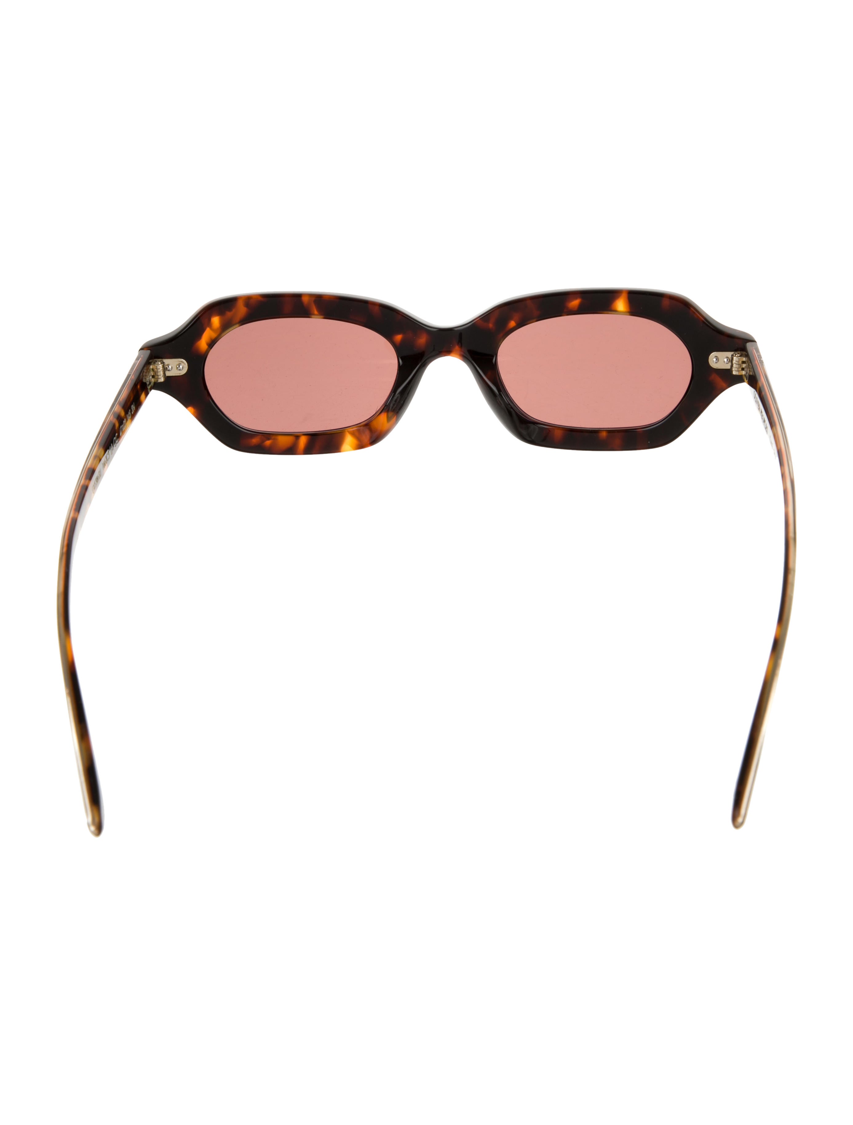 The Row x Oliver Peoples LA CC Narrow Tinted Sunglasses - Brown