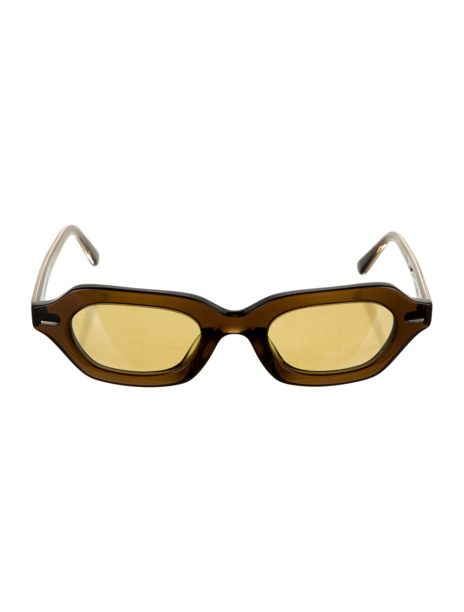 The Row x Oliver Peoples Square Tinted Sunglasses