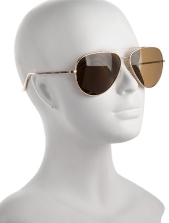 The Row x Oliver Peoples Aviator Tinted Sunglasses