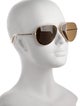 The Row x Oliver Peoples Aviator Tinted Sunglasses