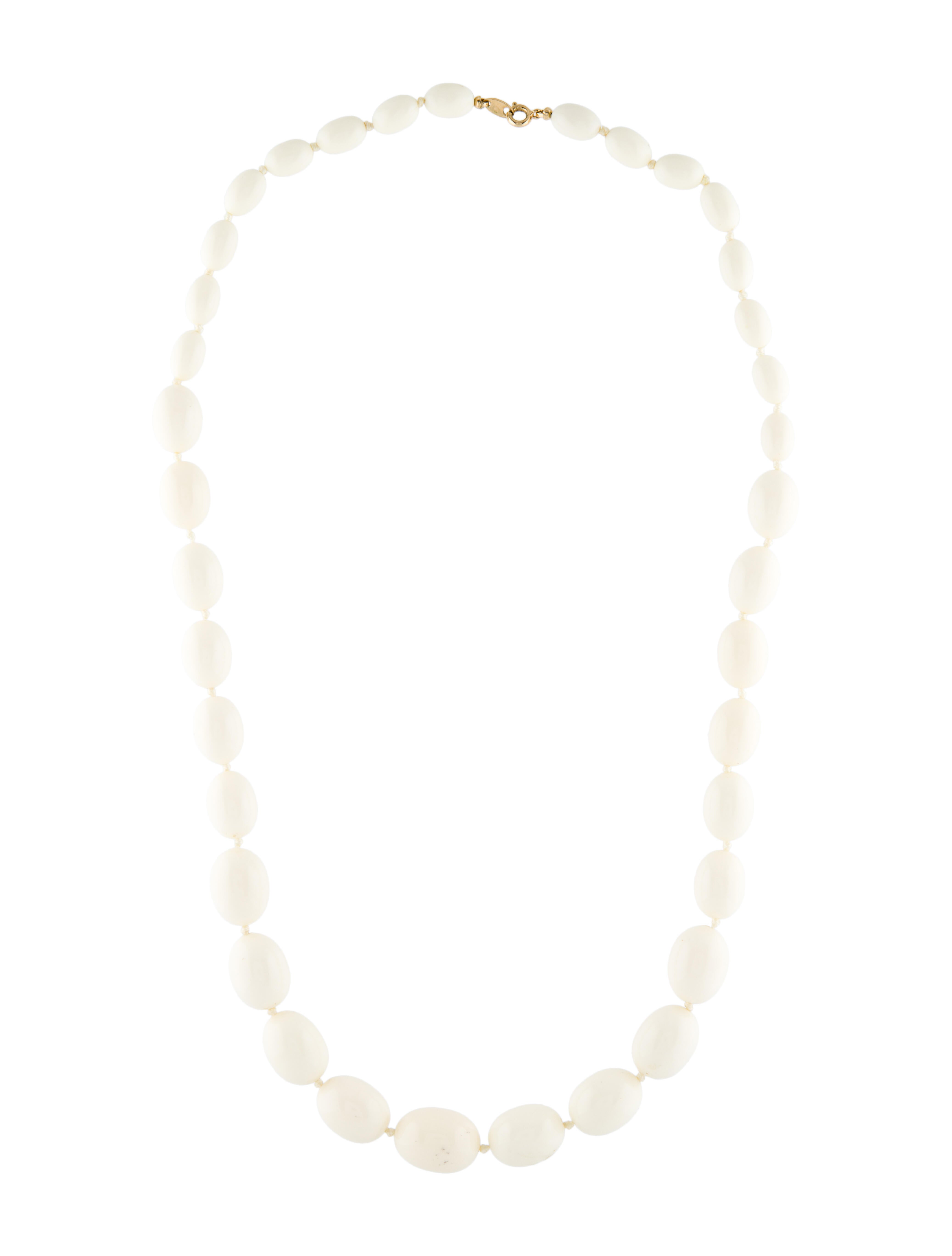 Collana Uomo Fossil Con Perle Marmo Nero E Acciaio - Lunghezza 50cm, Chiusura A Aragosta