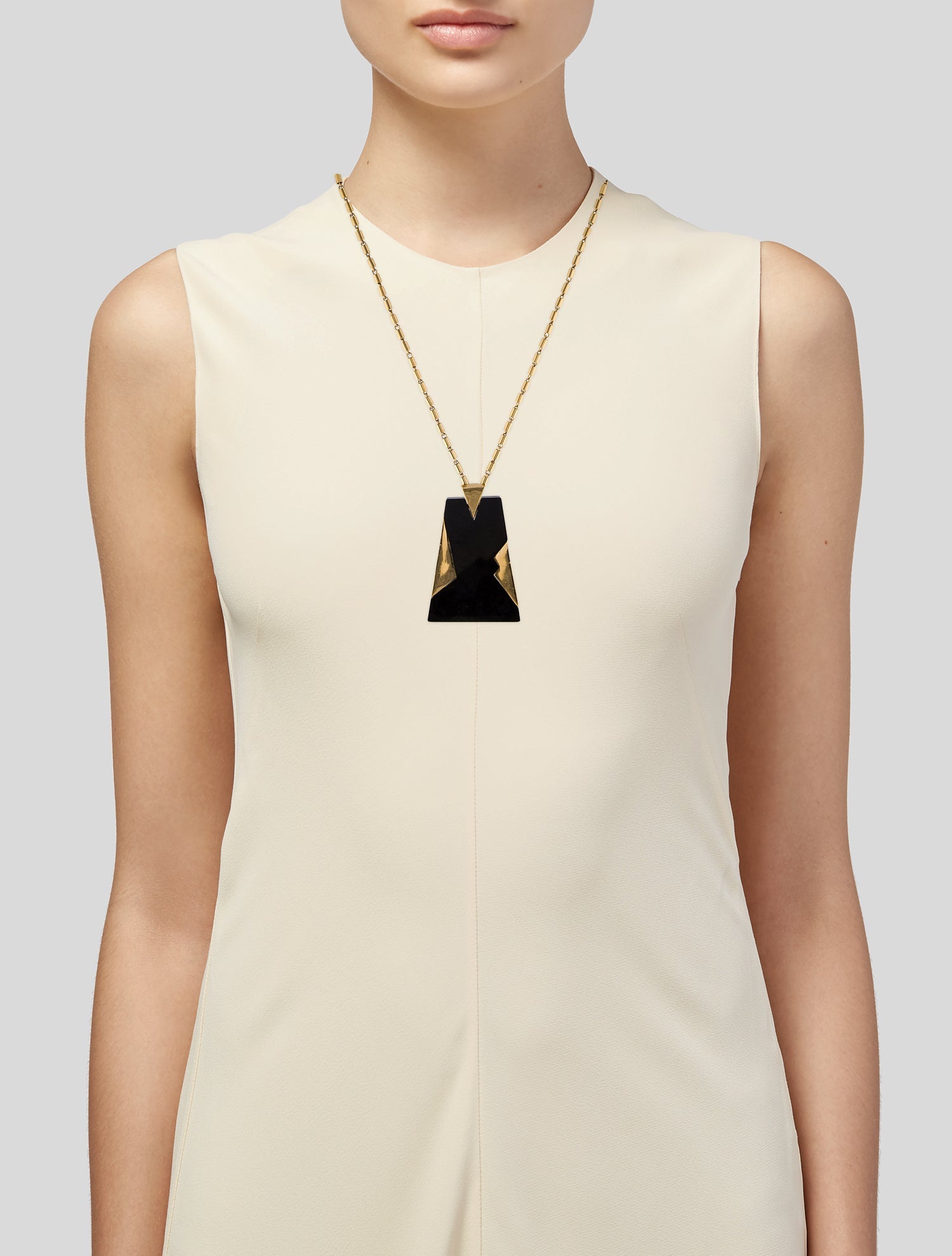 Trifari Resin Pendant Necklace