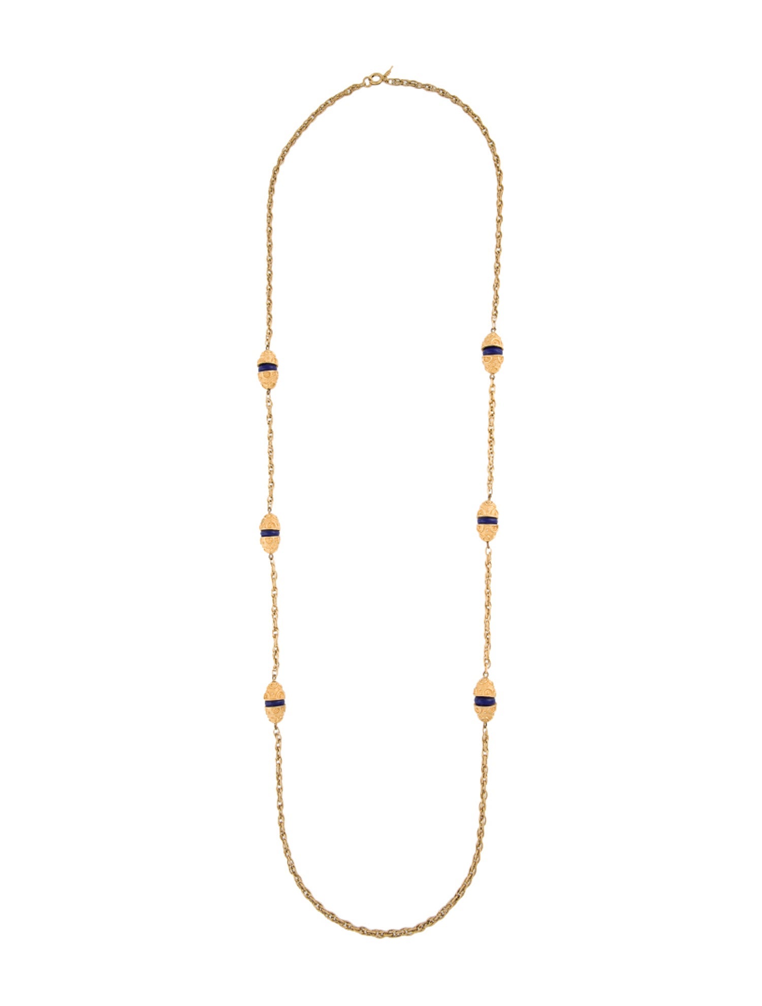 Trifari Bead Station Necklace