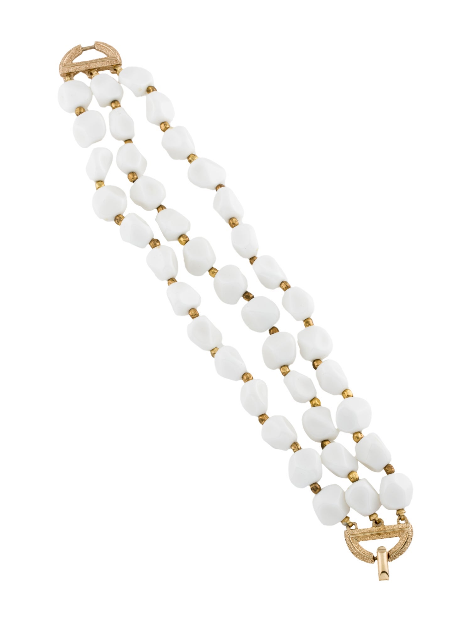 Trifari Resin Multi Strand Bracelet