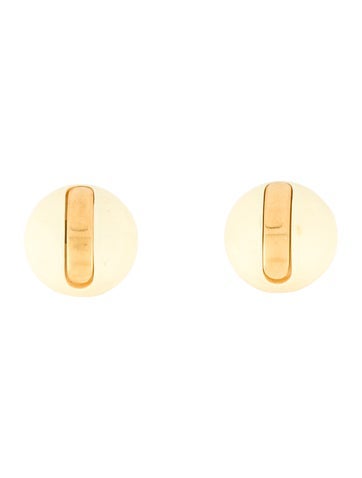 Trifari Clip-On Resin Earrings