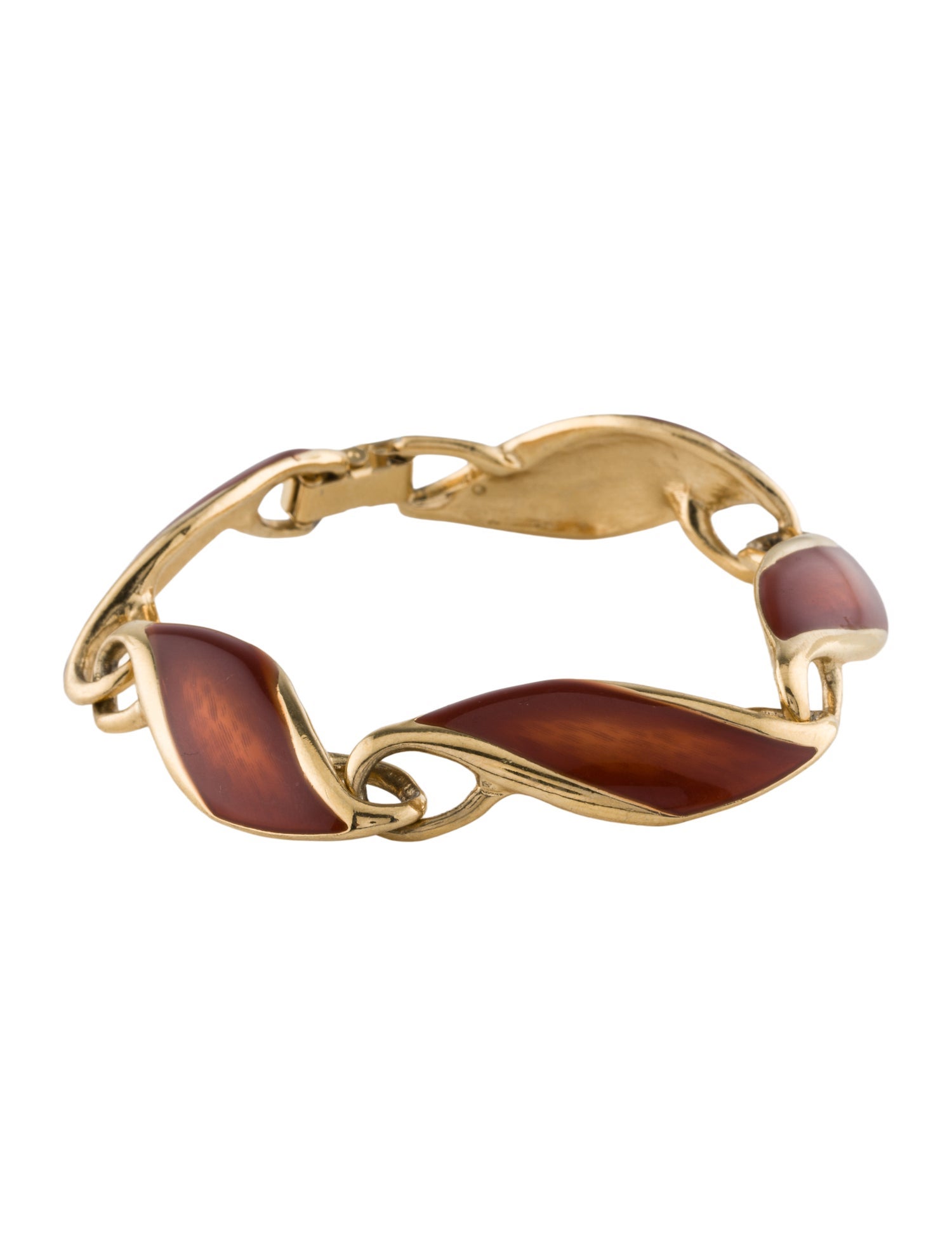 Trifari Vintage Enamel Link Bracelet