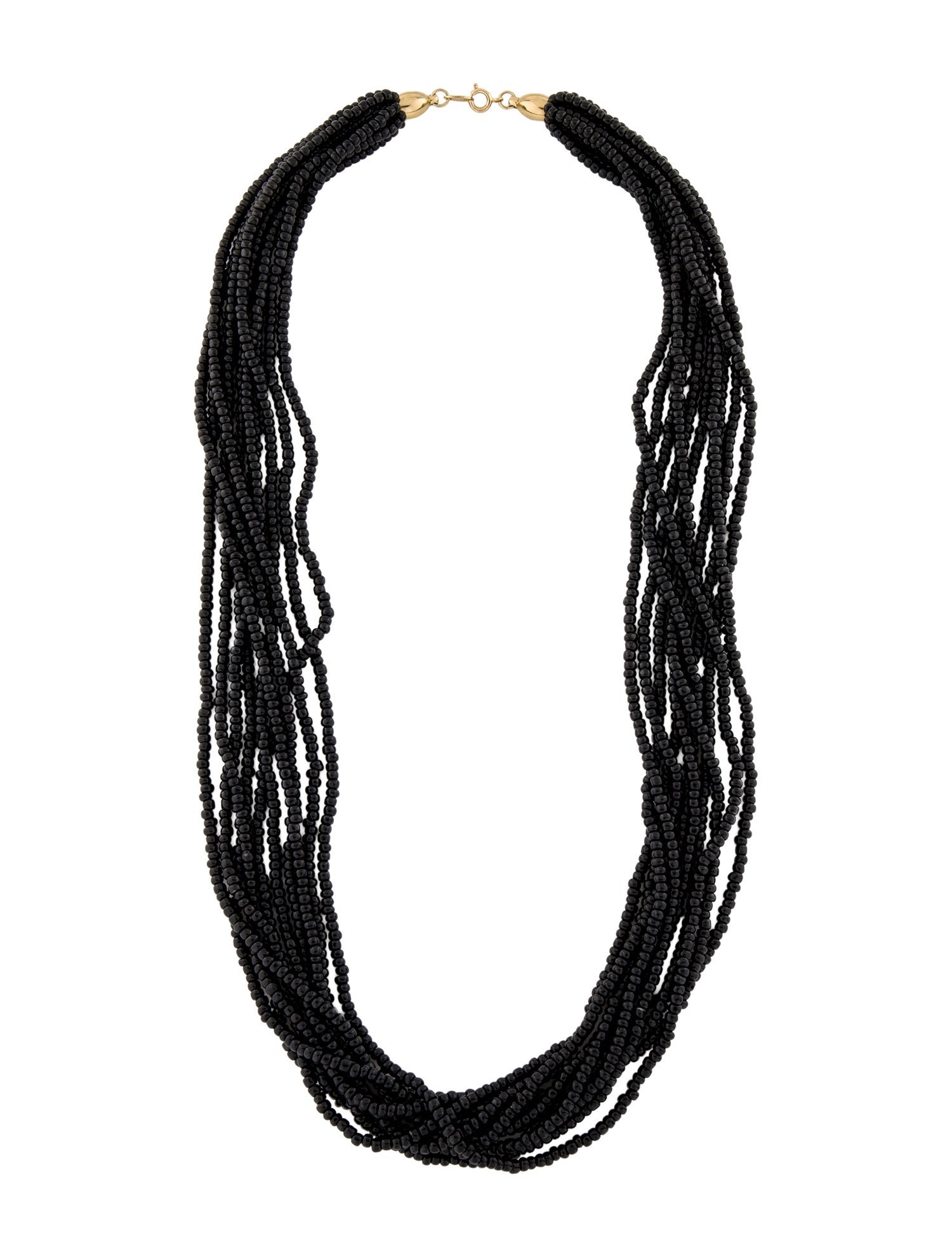 Trifari Multistrand Bead Collar Necklace