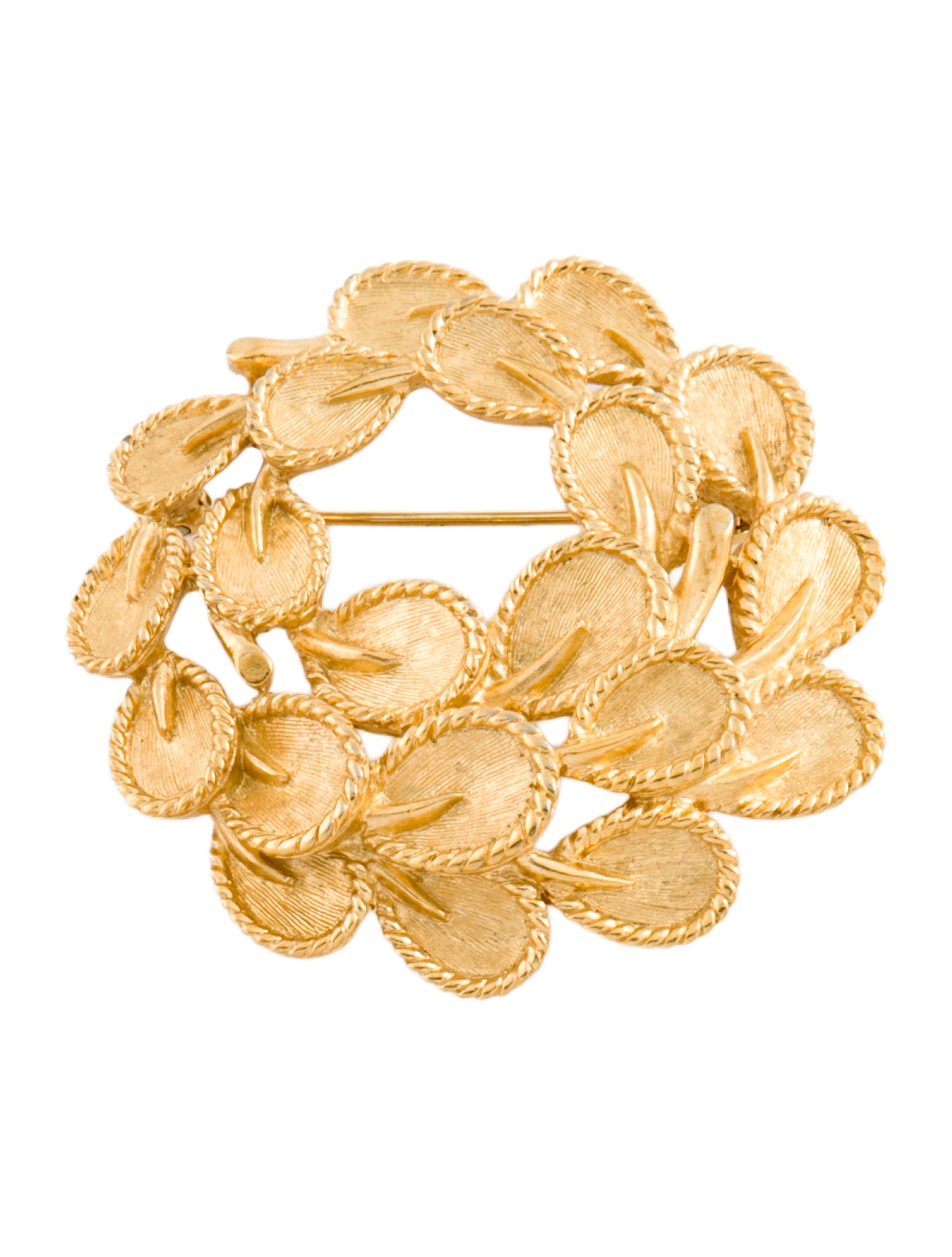 Trifari Leaf Brooch Pin