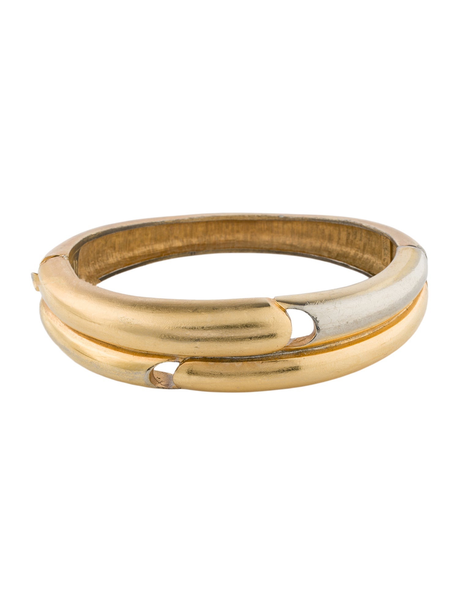 Trifari Hinged Bangle Bracelet