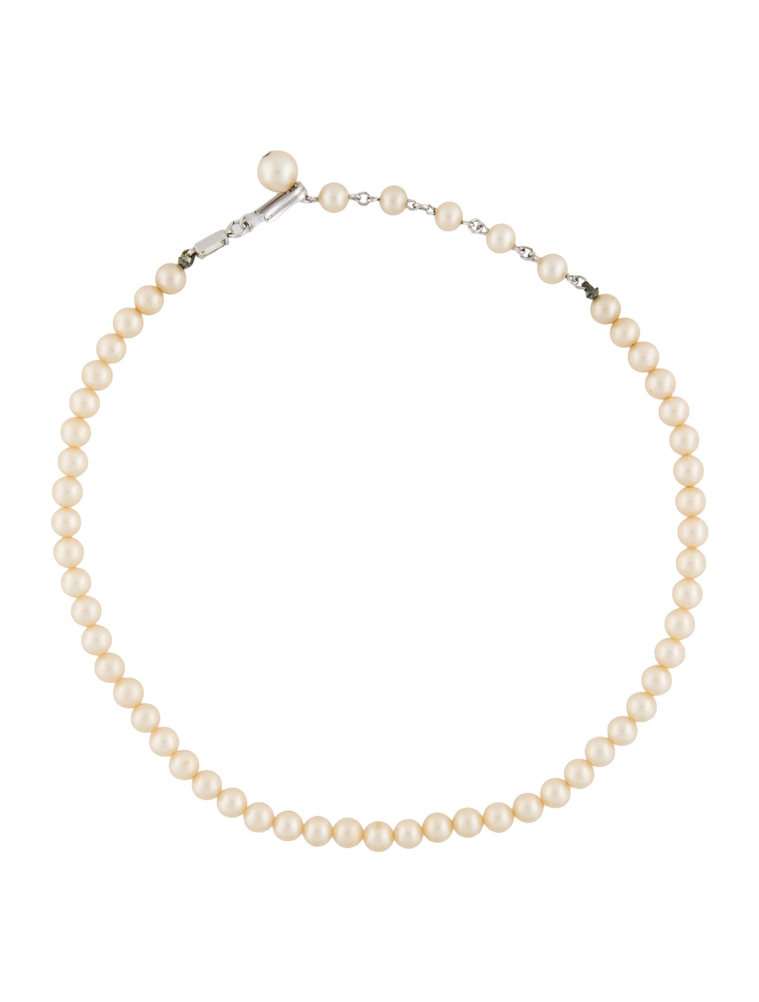 Trifari Faux Pearl Necklace