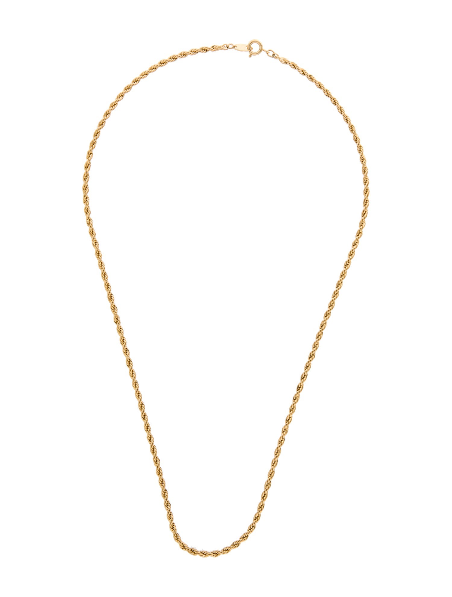 Trifari Rope Chain Necklace