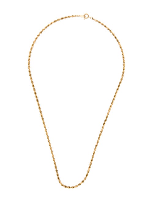 Trifari Rope Chain Necklace