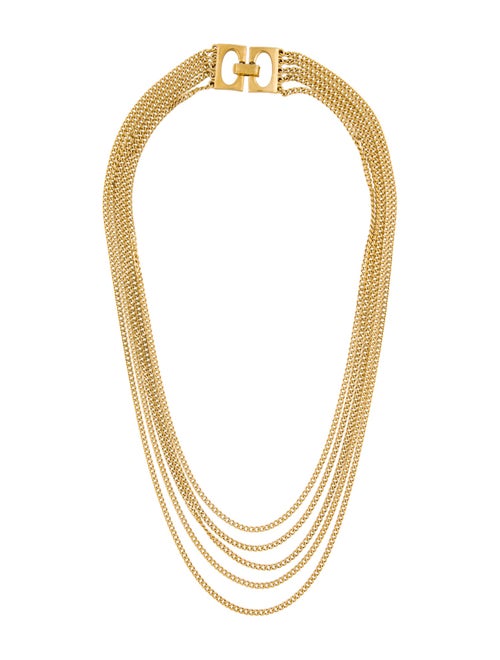 Trifari Multistrand Chain Necklace