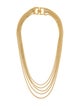 Trifari Multistrand Chain Necklace