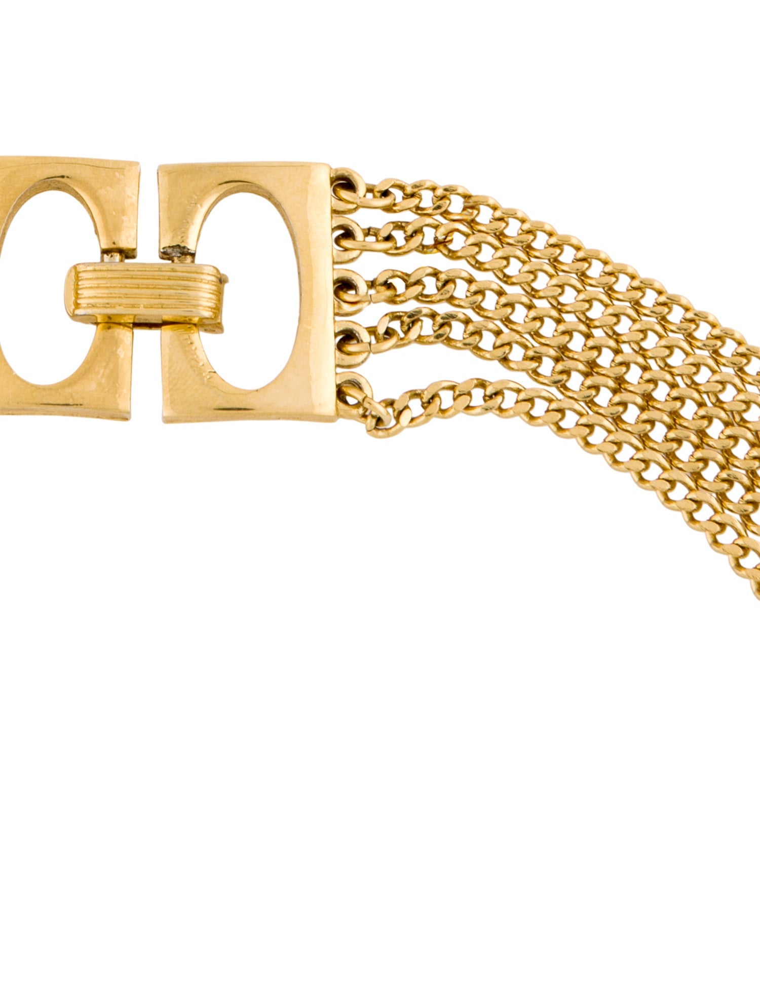Trifari Multistrand Chain Necklace