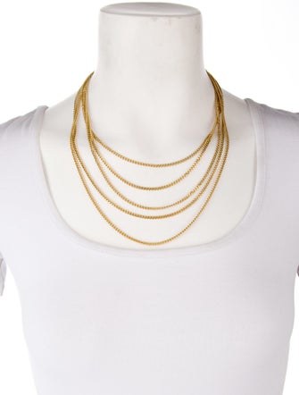 Trifari Multistrand Chain Necklace