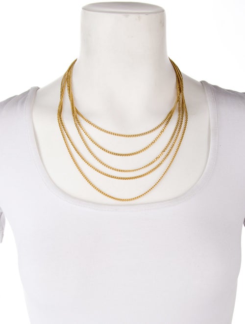 Trifari Multistrand Chain Necklace