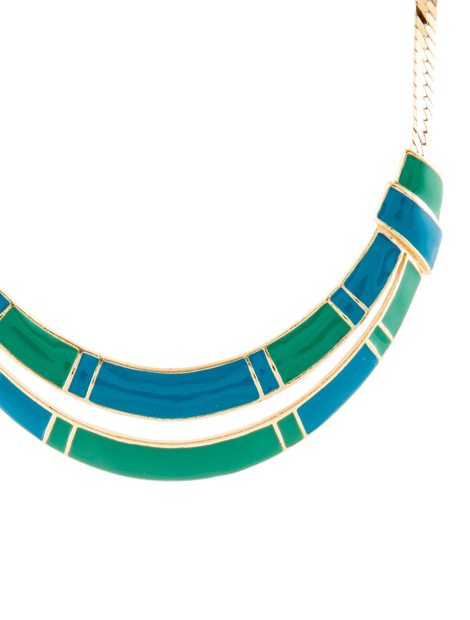 Trifari Vintage Enamel Collar Necklace