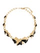 Trifari Crystal & Resin Collar Necklace
