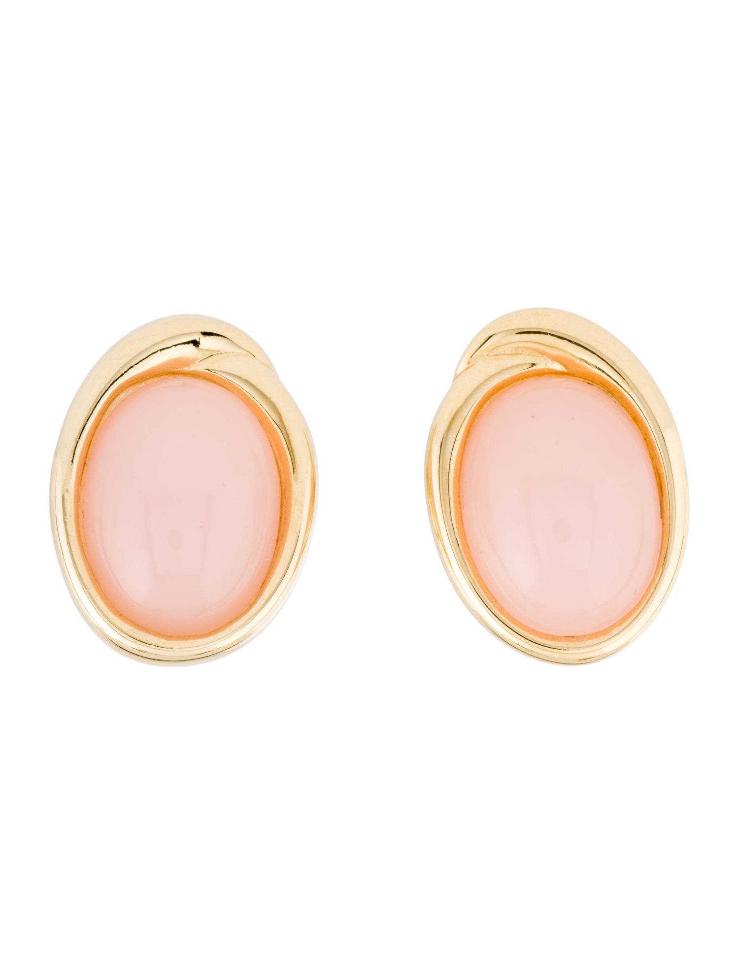 Trifari Resin Clip-On Earrings