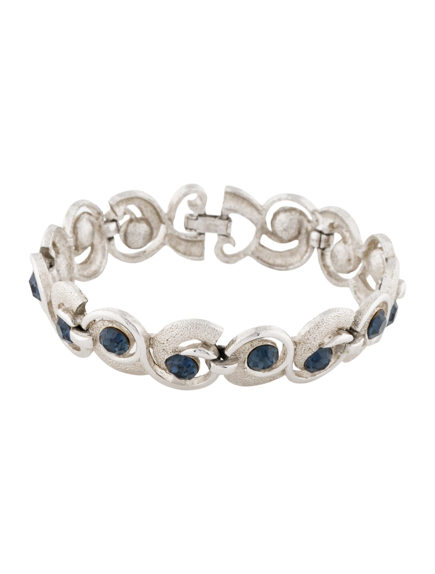 Trifari Vintage Crystal Link Bracelet