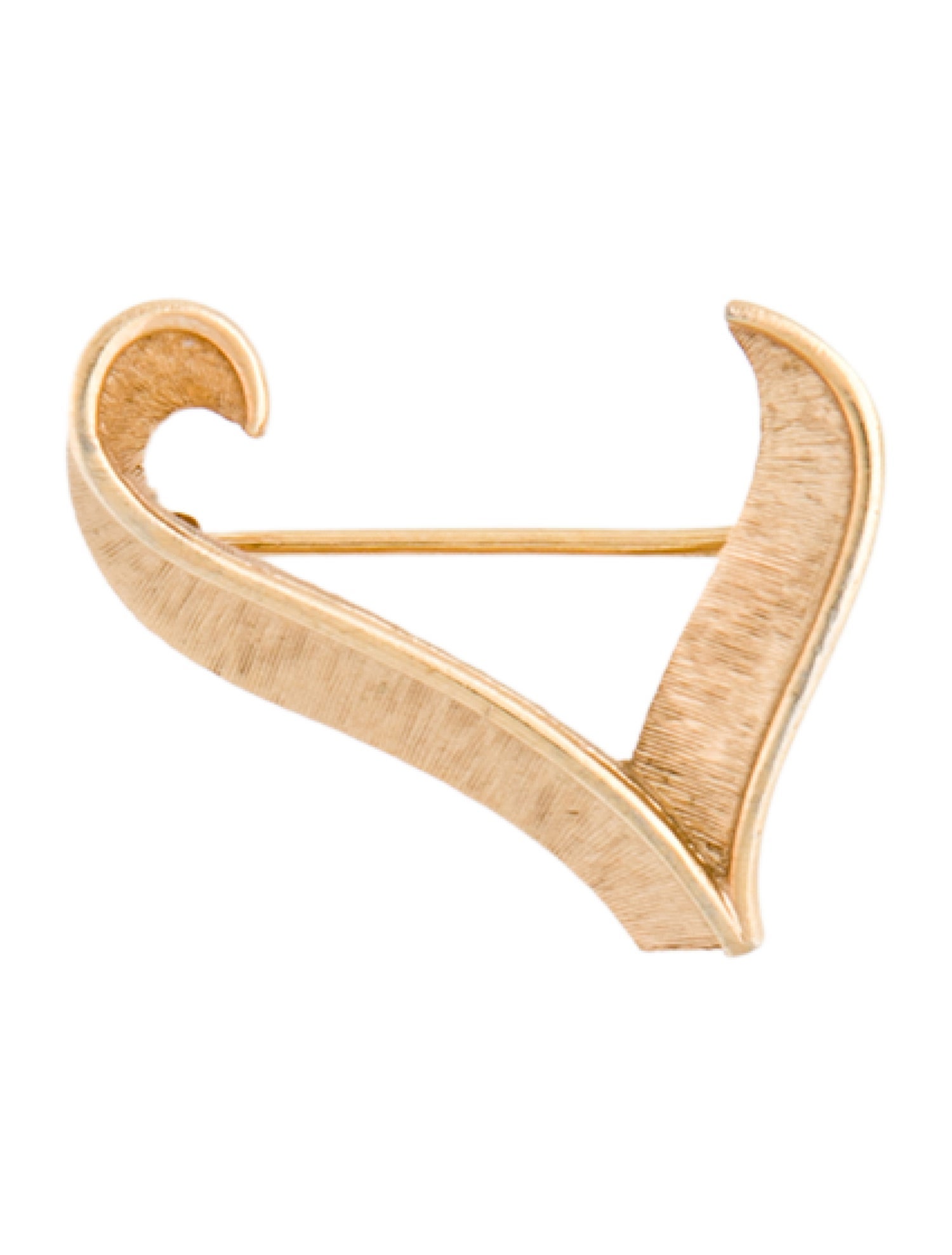 Trifari Vintage Letter 'L' Brooch