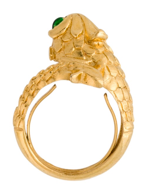 Trifari Enamel Fish Ring