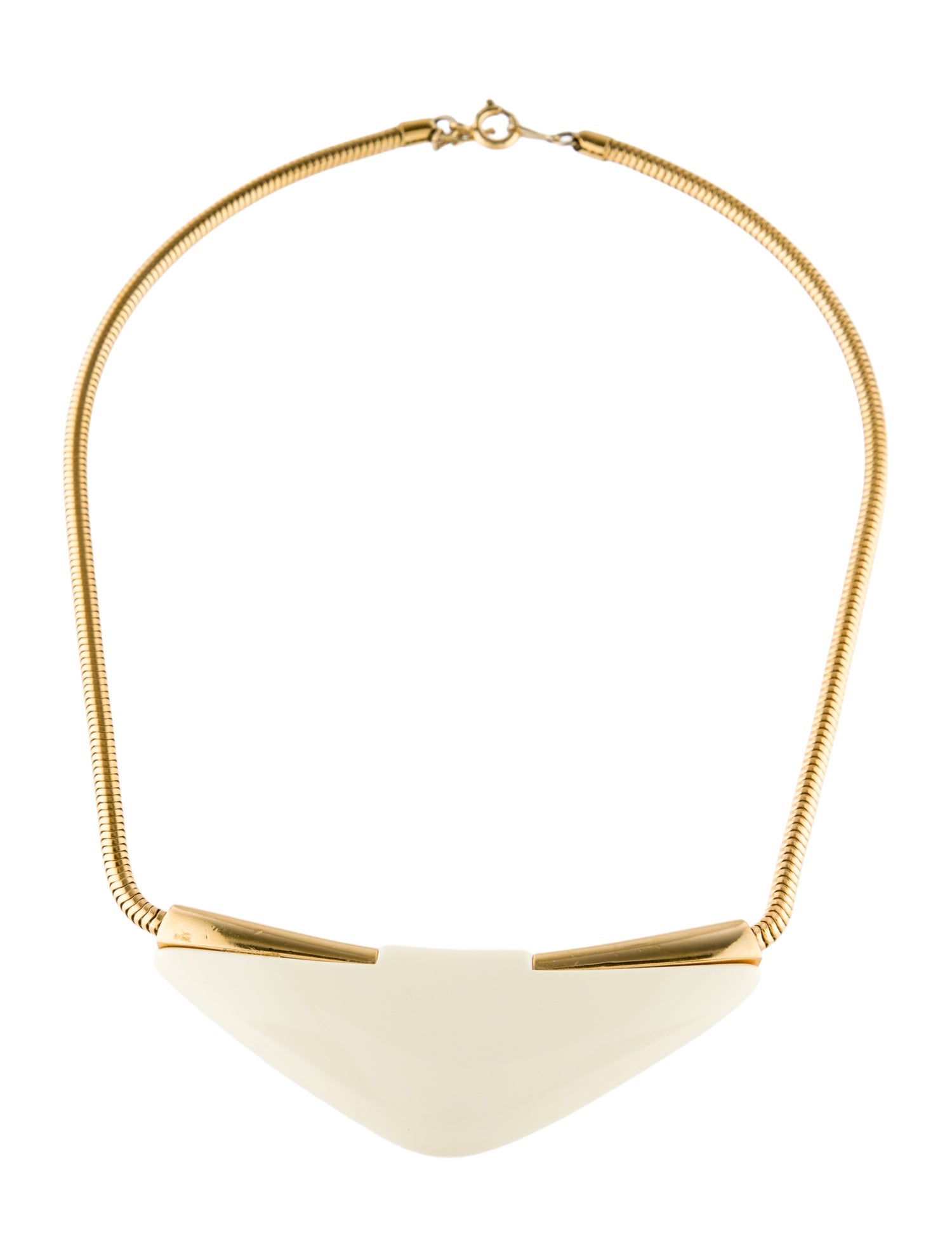 Trifari Vintage Resin Collar Necklace