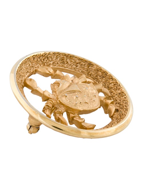 Trifari Cancer Zodiac Brooch