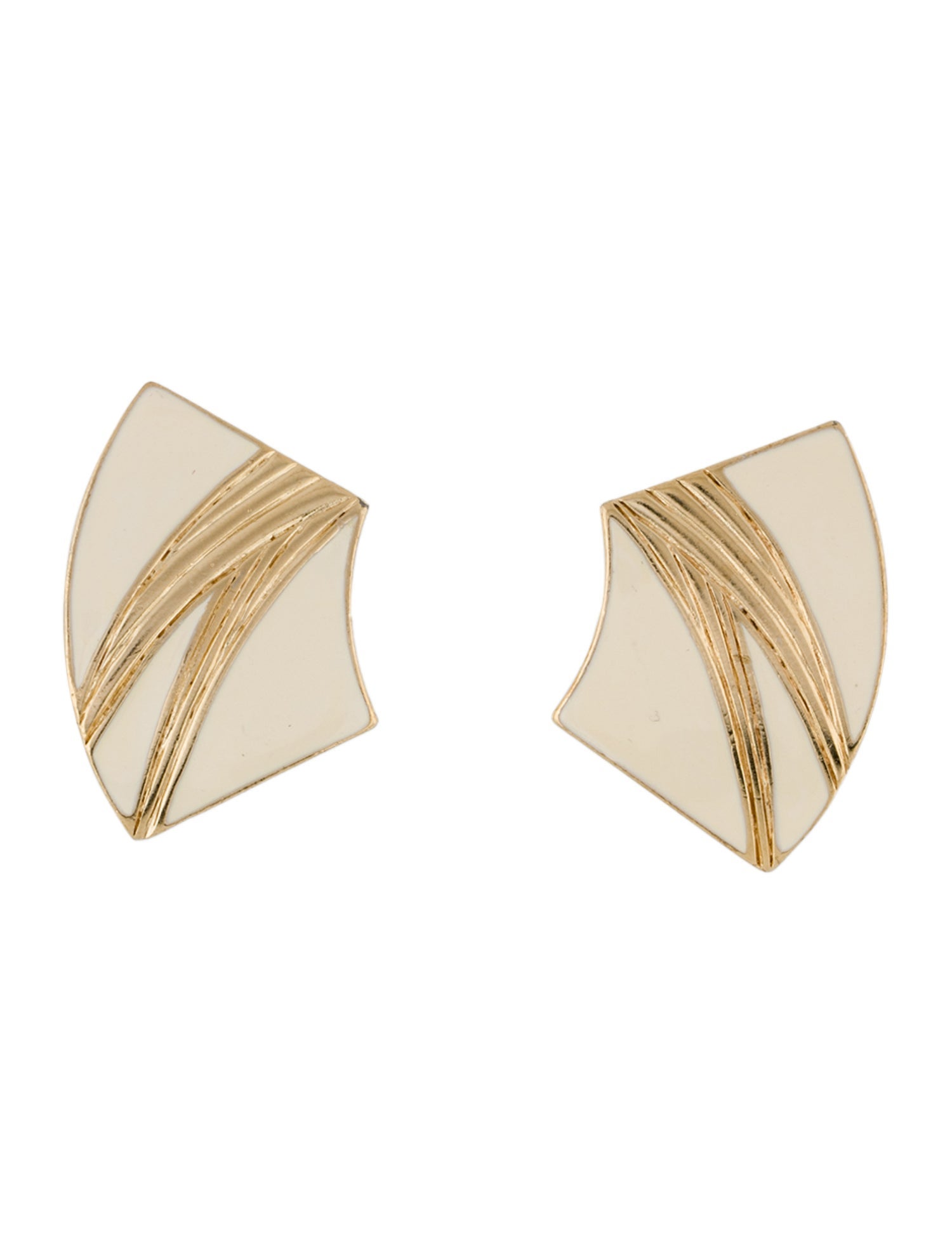 Trifari Enamel Earrings