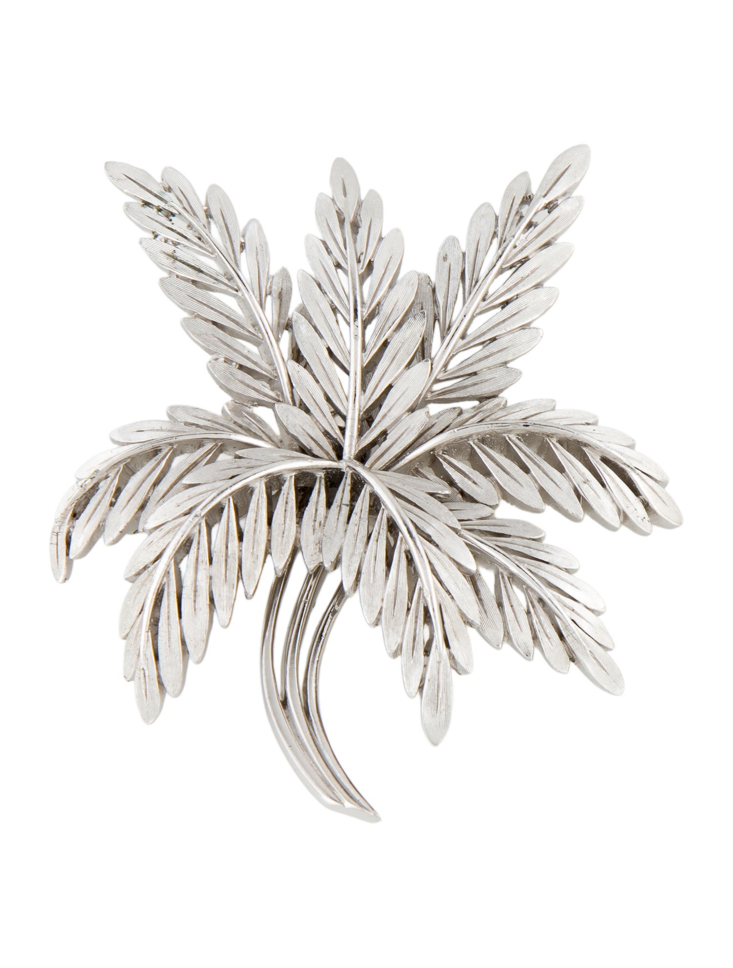 Trifari Leaf Brooch