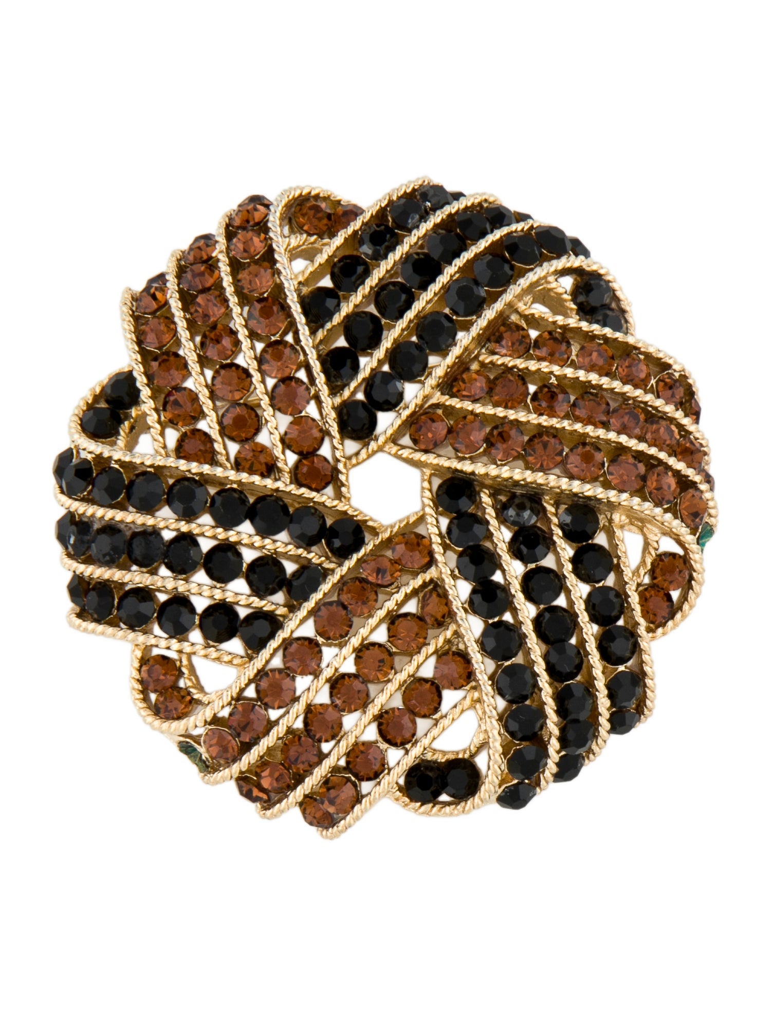 Trifari Crystal Brooch