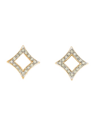 Trifari Crystal Clip-On Earrings