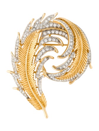 Trifari Crystal Brooch